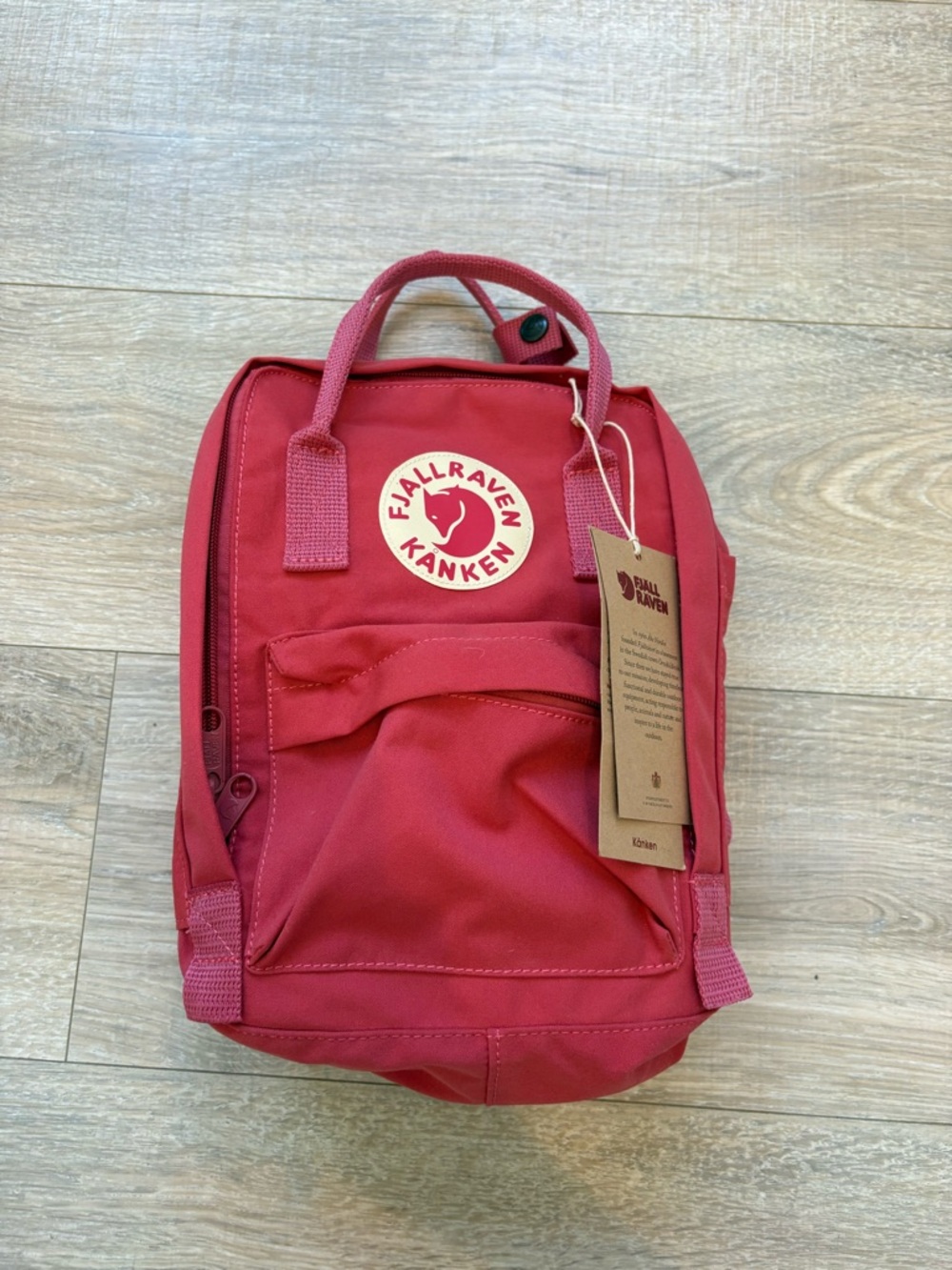 Fjallraven Kanken Mini Backpack - Red